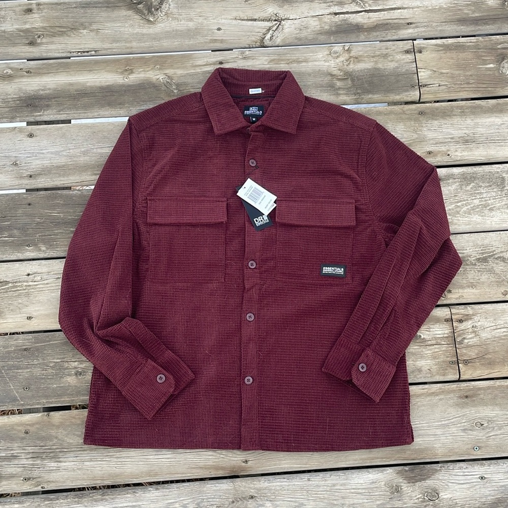 NWT DR ESSENTIALS Button up Shirt / Jacket